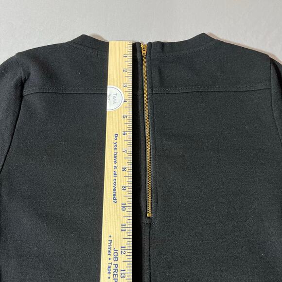 J. Crew Shift Dress Wool Zipper Pockets Women's Size 12 - Picture 11 of 13